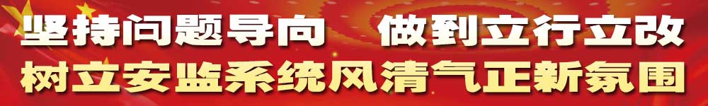 堅(jiān)持問題導(dǎo)向 做到立行立改 樹立安監(jiān)系統(tǒng)風(fēng)清氣正新氛圍