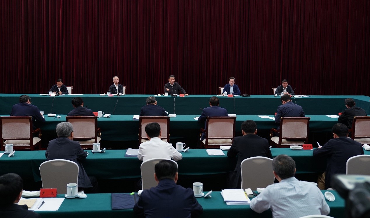 2019年5月20日至22日，中共中央總書記、國家主席、中央軍委主席習近平在江西考察，主持召開推動中部地區(qū)崛起工作座談會并發(fā)表重要講話。新華社記者 謝環(huán)馳 攝 
