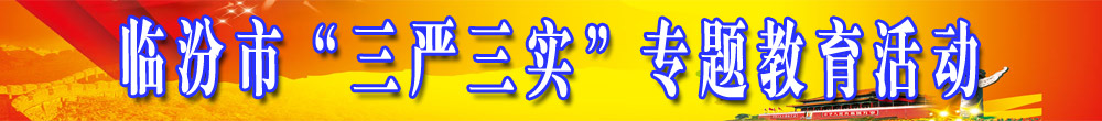 臨汾市“三嚴(yán)三實”專題教育活動